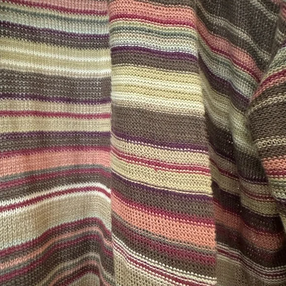 Ralph Lauren size M gorgeous stripped open front cardigan - Picture 2 of 8